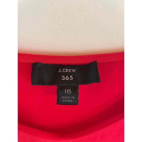 J Crew Red Spaghetti Strap Camisole Womens 16 - Picture 3 of 3